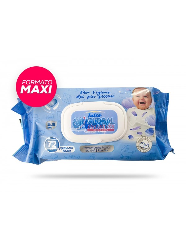 SALVIETTINE BABY TALCO 72pz MAXI FORMATO