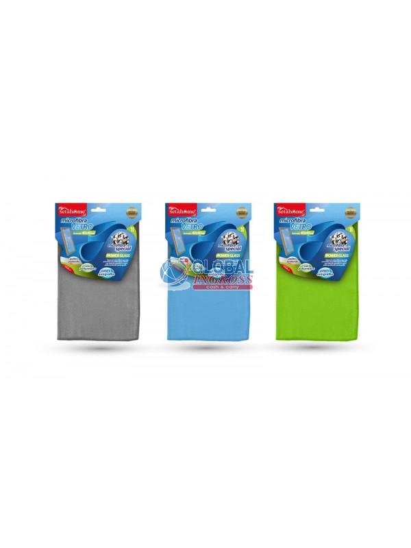 PANNO VETRI 40x40 MICROFIBRA