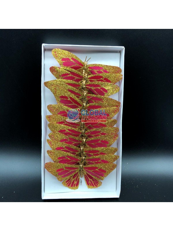 FARFALLE ROSSE/ORO 12pz