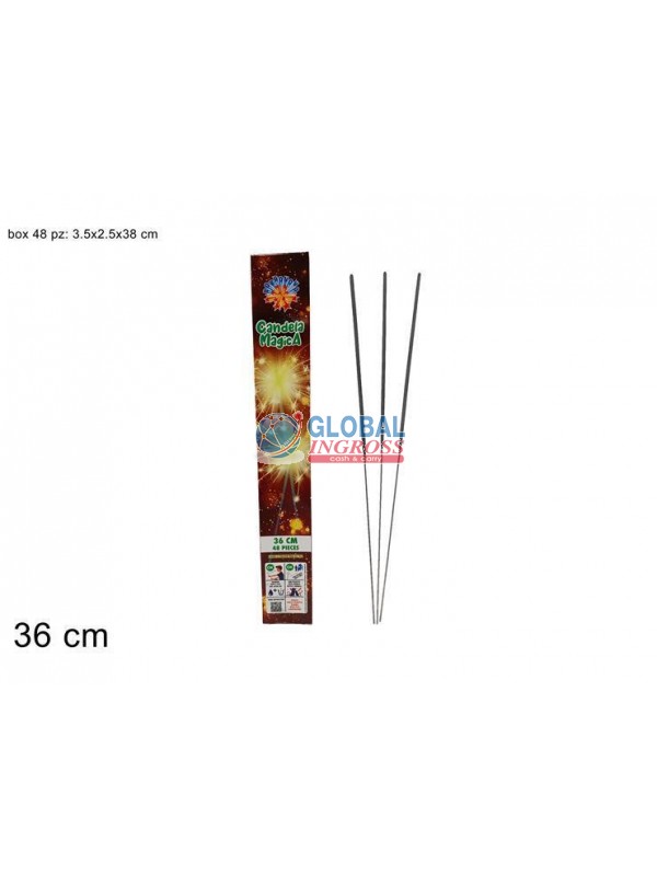 CANDELA MAGICA 36cm 48pz