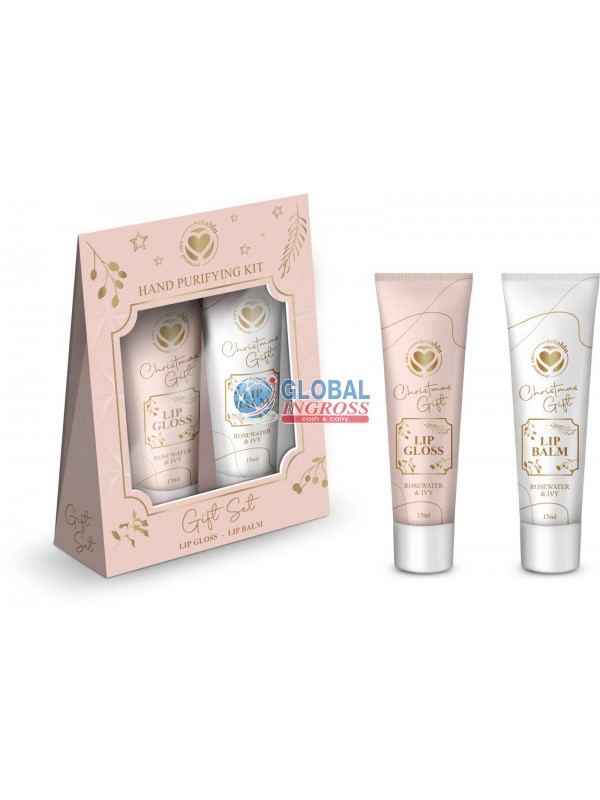 SET 2pz LIP GLOSS + LIPBALM