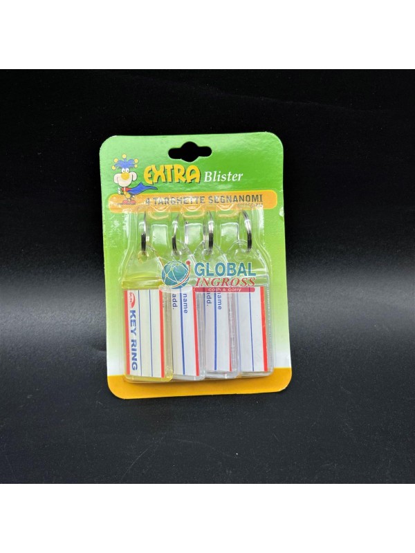 TARGHETTE SEGNANOME 4pz