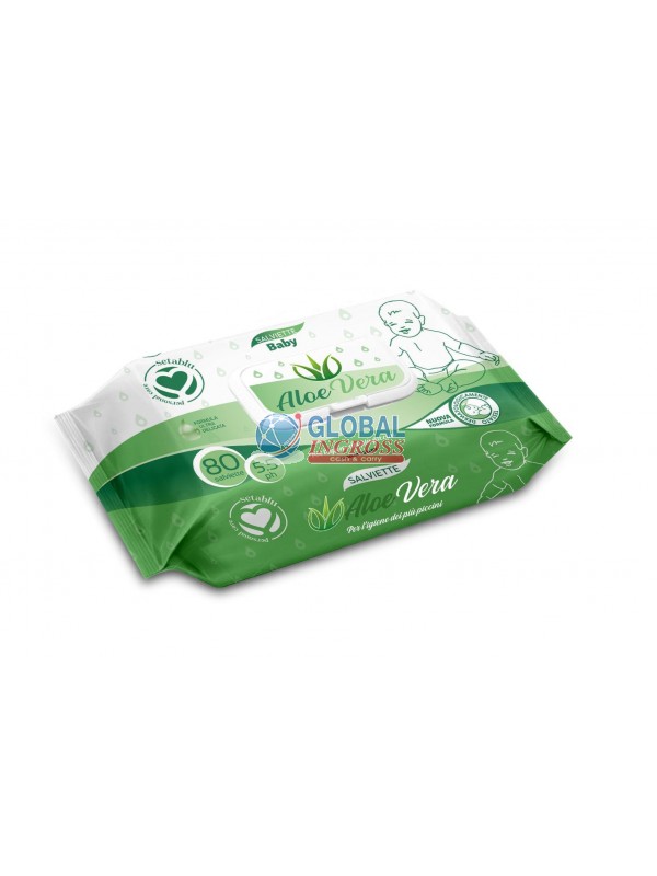 SALVIETTINE BABY ALOE VERA 80pz.