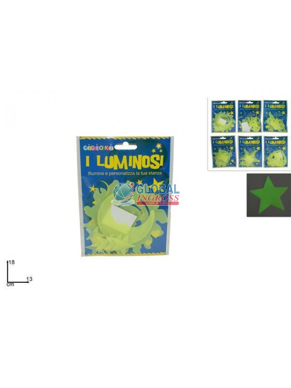 SOGGETTI LUMINOSI C/ADESIVO