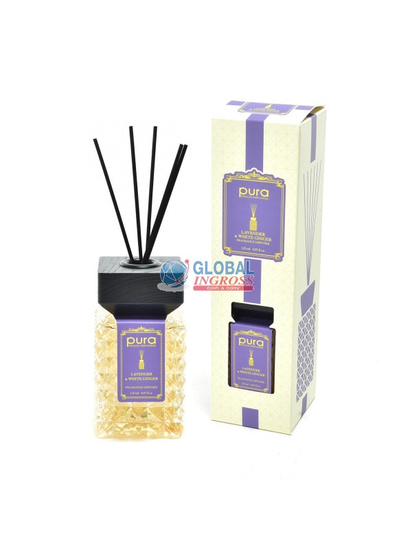 DIFFUSORE FRAGRANZA 120ml LAVENDER & WHITE GINGER