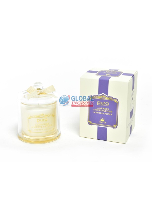 CANDELA PROFUMATA 150grLAVENDER & WHITE GINGER