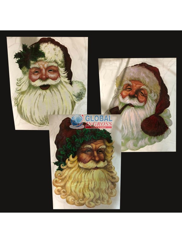 ADESIVI BABBO NATALE ASS.