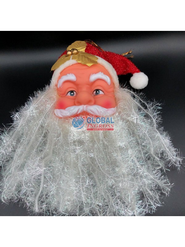 TESTA BABBO NATALE C/BARBA