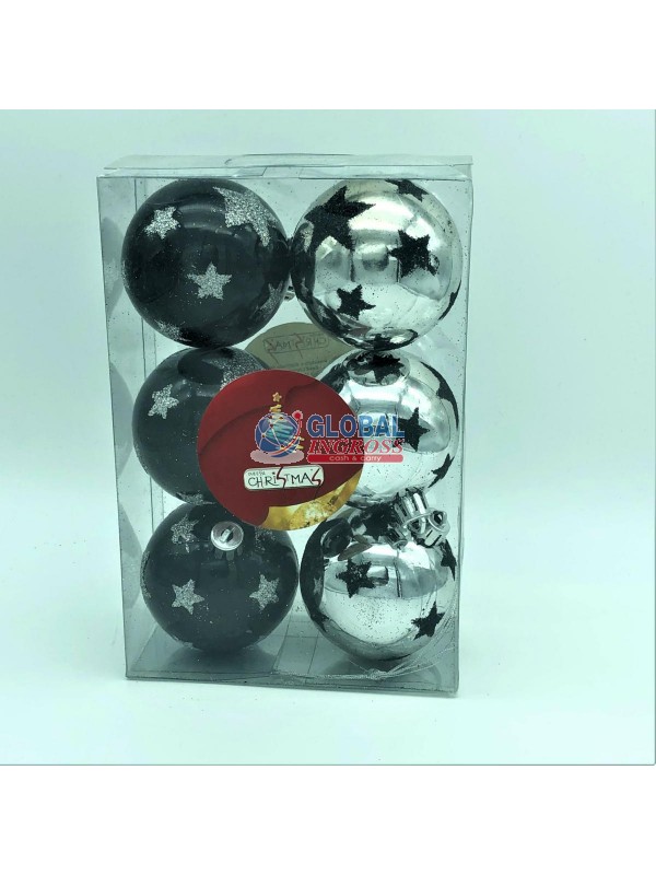 PALLINE SILVER/NERE PZ.6