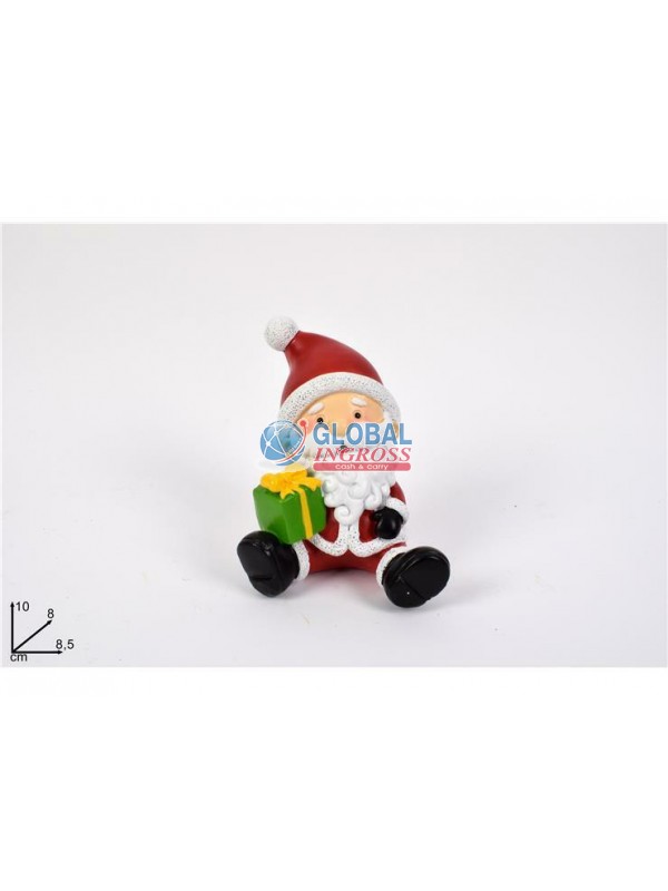 BABBO NATALE SEDUTO C/PACCO