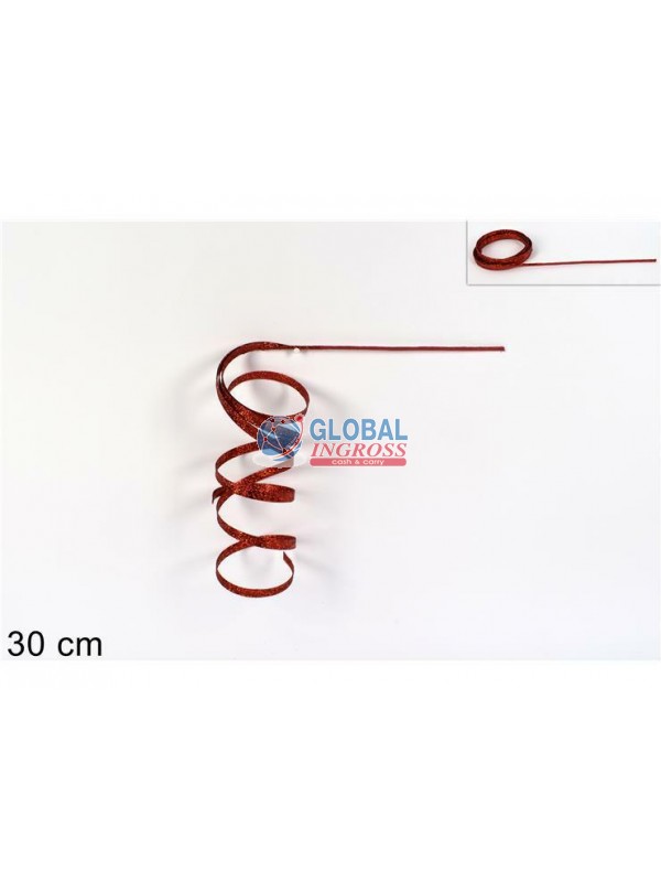 STELO PENDENTE ROSSO SPIRALE