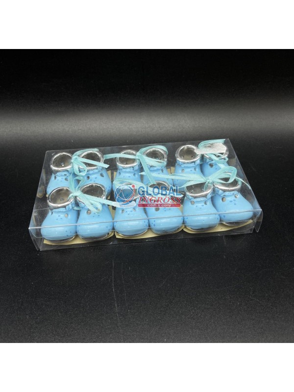 COPPIA SCARPONCINI SILVER CELESTI