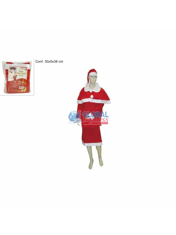 VESTITO BABBO NAT.DONNA