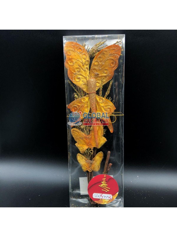 STELO PINZETTA C/FARFALLA ORO