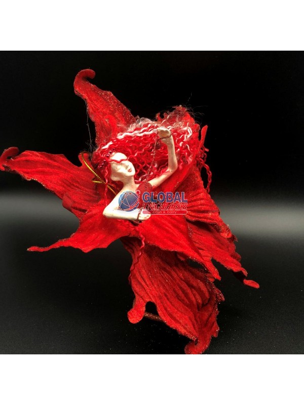 BAMBOLINA POINSETTIA ROSSO  .m