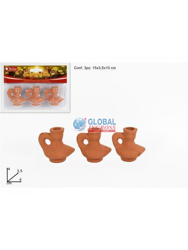 TEIERA TERRACOTTA 3pz