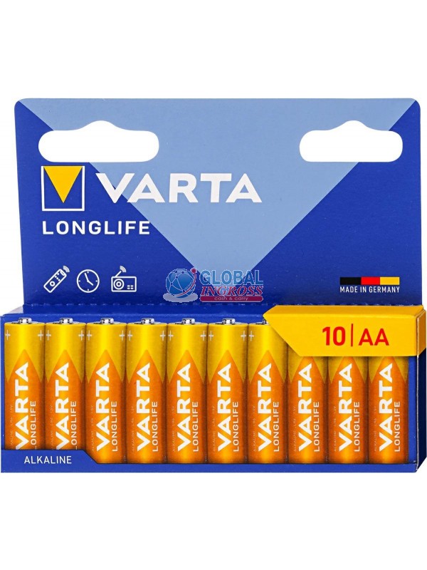 VARTA BLISTER 10 STILO AA PAPER BOX