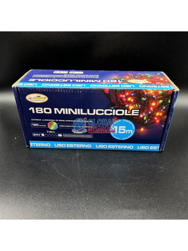 MINILUCCIOLE ESTERNO 180 MULTICOLOR