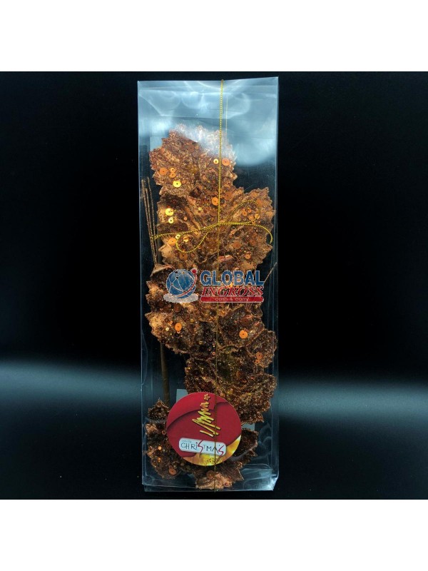 STELO FOGLIA PAILETTES COPPER