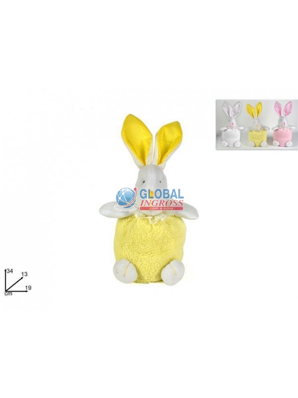 PELUCHE CONIGLIO 34cm COL.ASS.
