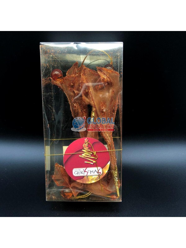 BOX 3 FIORI TROMBETTA COPPER