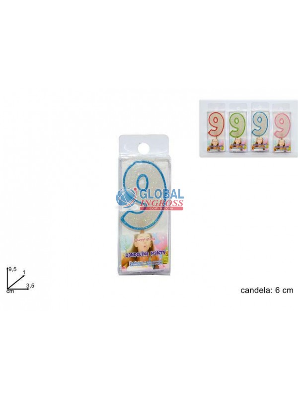 CANDELINA GLITTER N.9