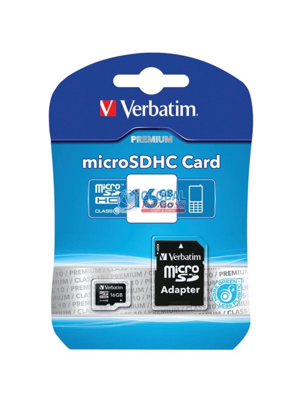 MICRO SD 16GB VERBATIM + ADATTATORE