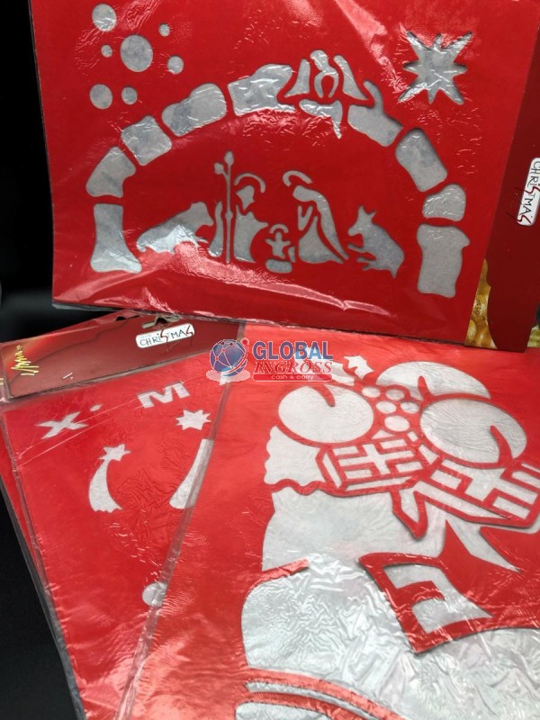STENCIL NATALE 2PZ     .m