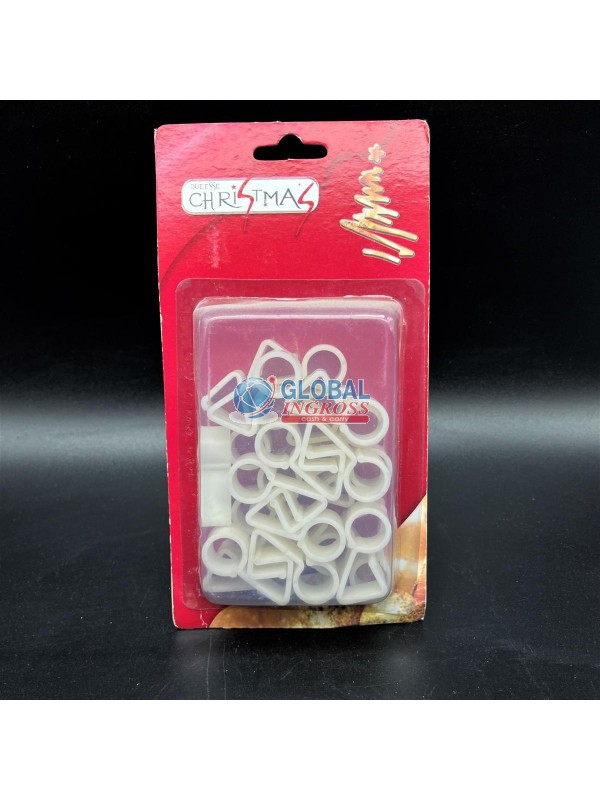 GANCI X LUCI DI NATALE 20pz