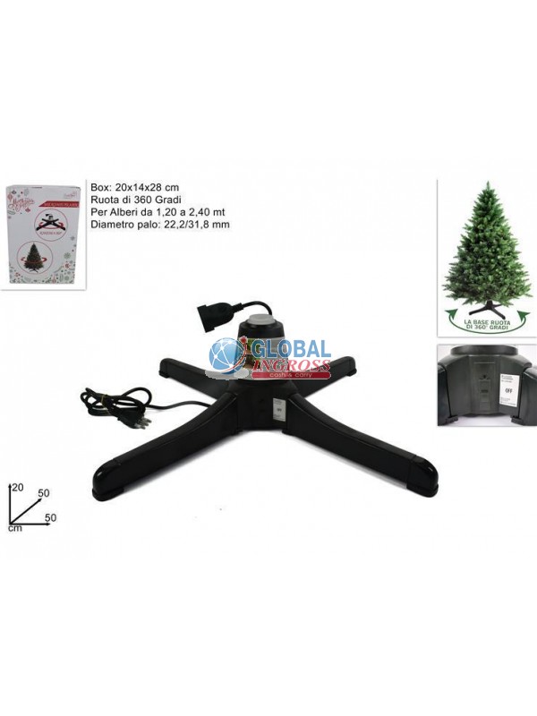 PIEDE BASE ROTANTE PER ALBERO