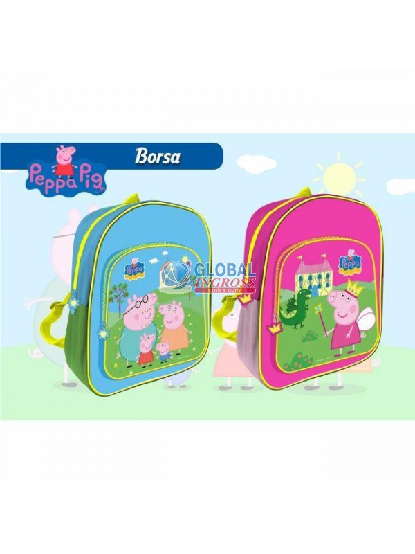 ZAINO PEPPA PIG C/TASCAASILO