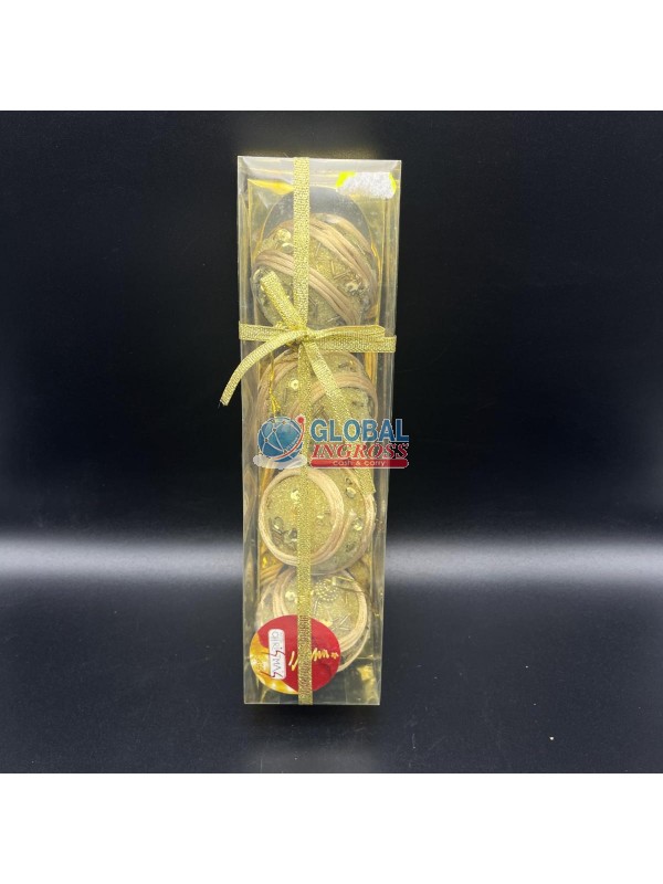 BOX 4 PALLINE ORO CM.6