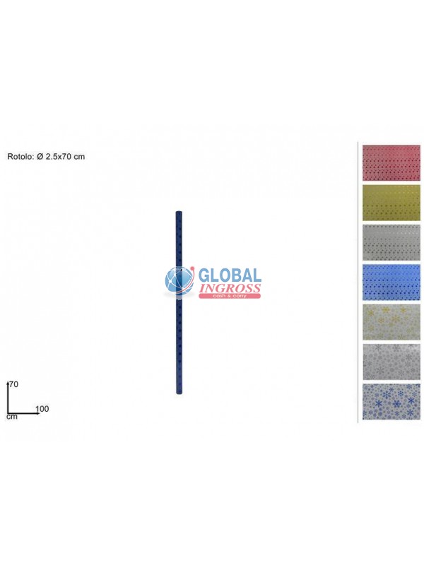 ROTOLO CARTA NATALE 70x100 FANTASIA LUCIDA