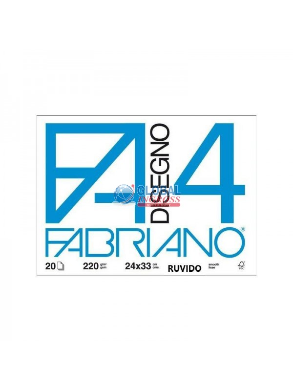 BLOCCO F4 24x33 RUVIDO 220gr