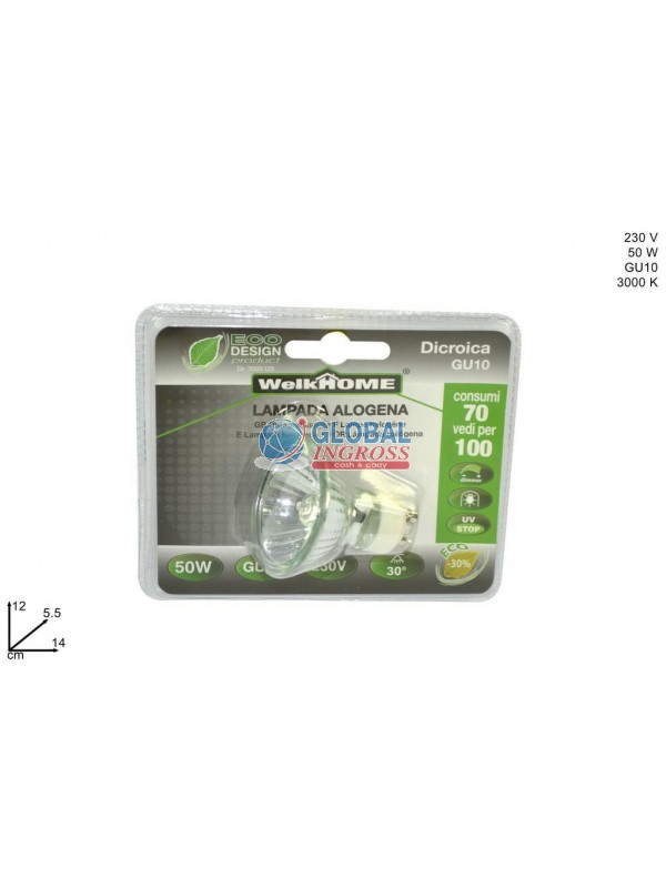 LAMPADINA DICROICA 50W 230V