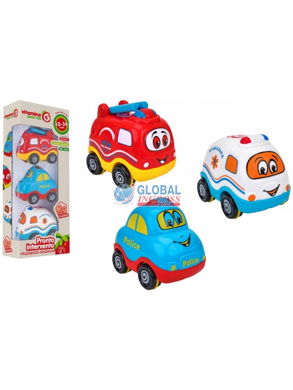 VEICOLI EMERGENZA 3pz INFANZIA