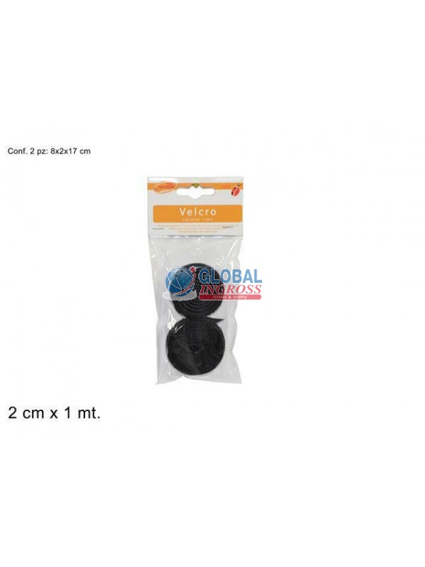 VELCRO NERO 1mt