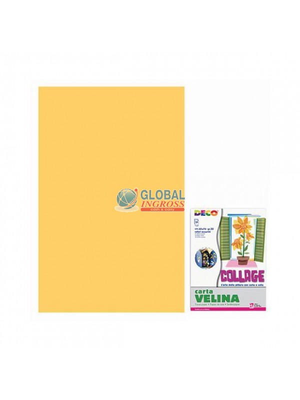 CARTA VELINA GIALLO 50x76