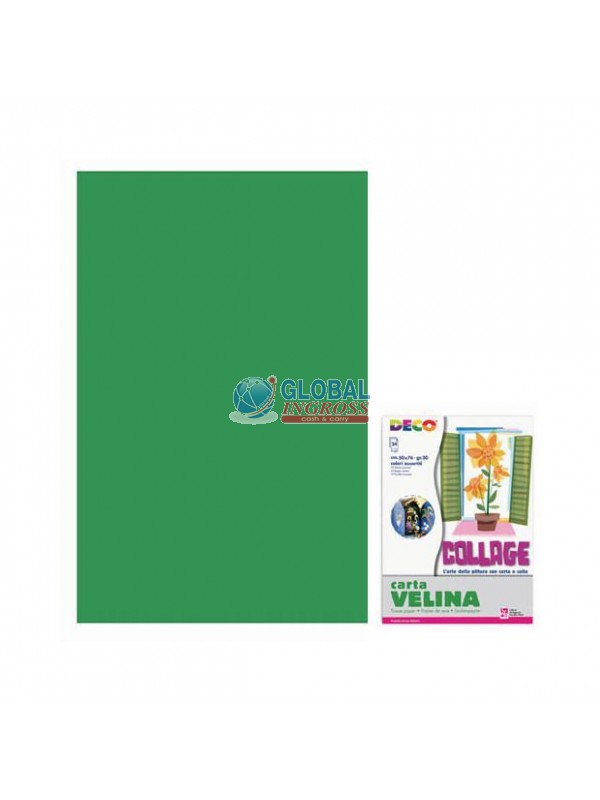 CARTA VELINA VERDE SCURO 50x76