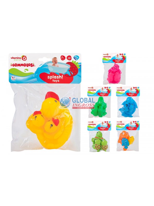 GOMMOLOSI FAMIGLIA ANIMALI 3pz