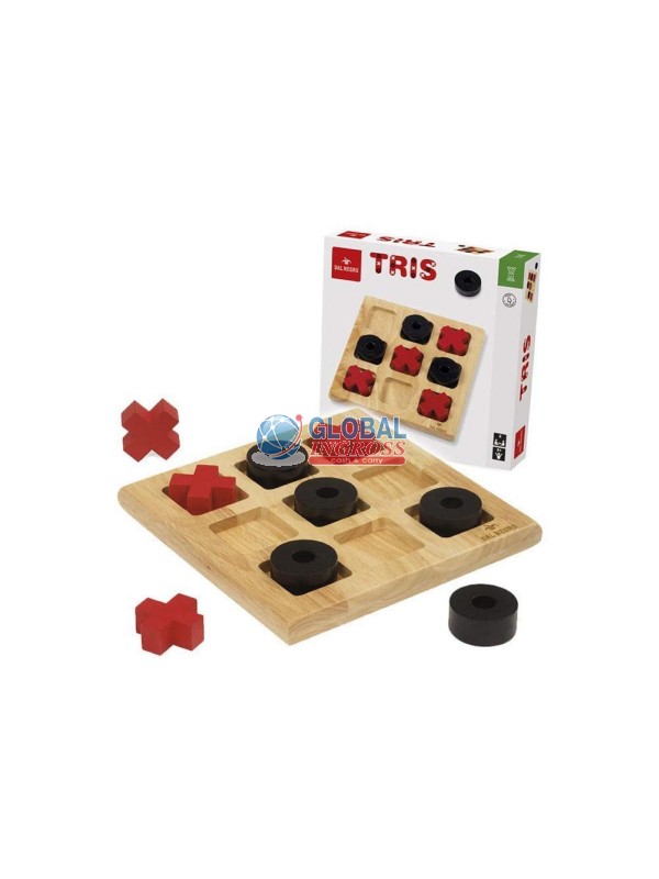 TRIS DAL NEGRO IN LEGNO