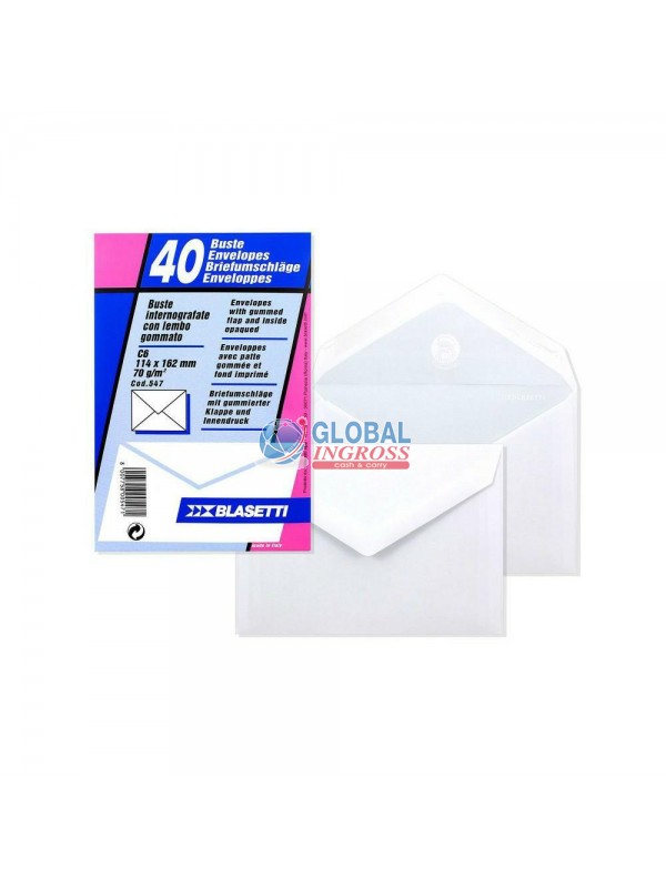 BUSTE 114x162 40pz BIANCHE