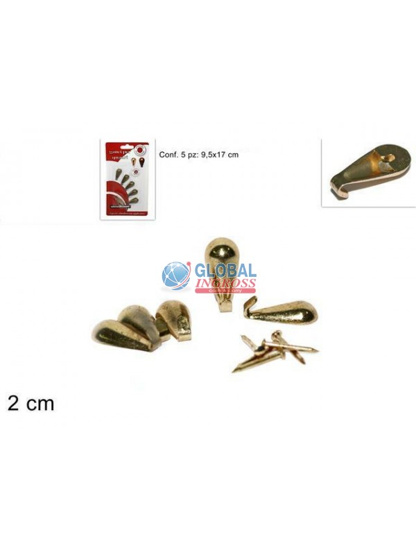 GANCI QUADRI INVISIBILI5pz