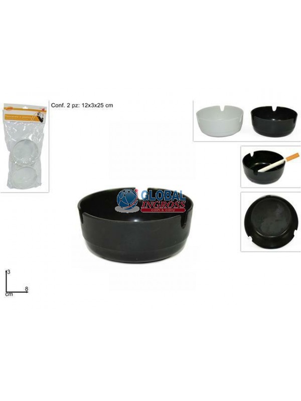 POSACENERE 2pz 2 COLORI