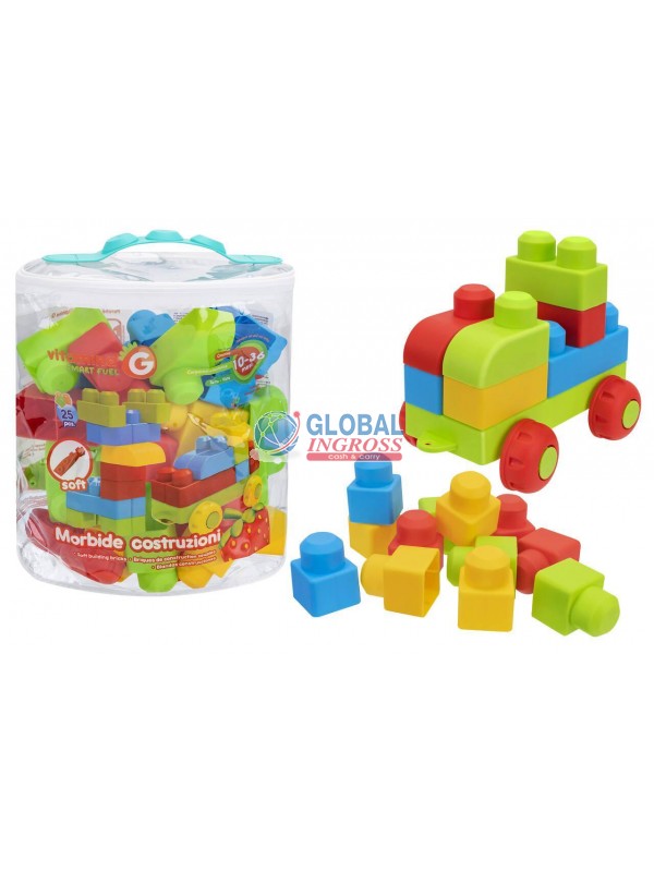 COSTRUZIONI MORBIDE 25pz IN SACCA