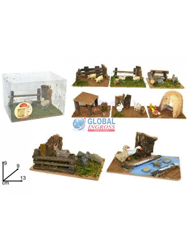 CORTILE ANIMALI PRESEPE