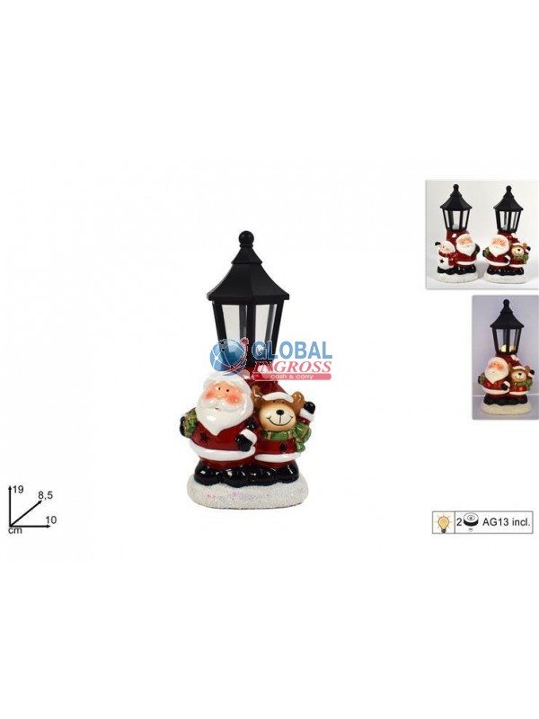LAMPIONE C/BABBO NATALEC/LUCI