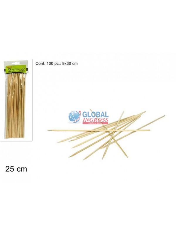 SPIEDINI BAMBU CM.25 PZ.100