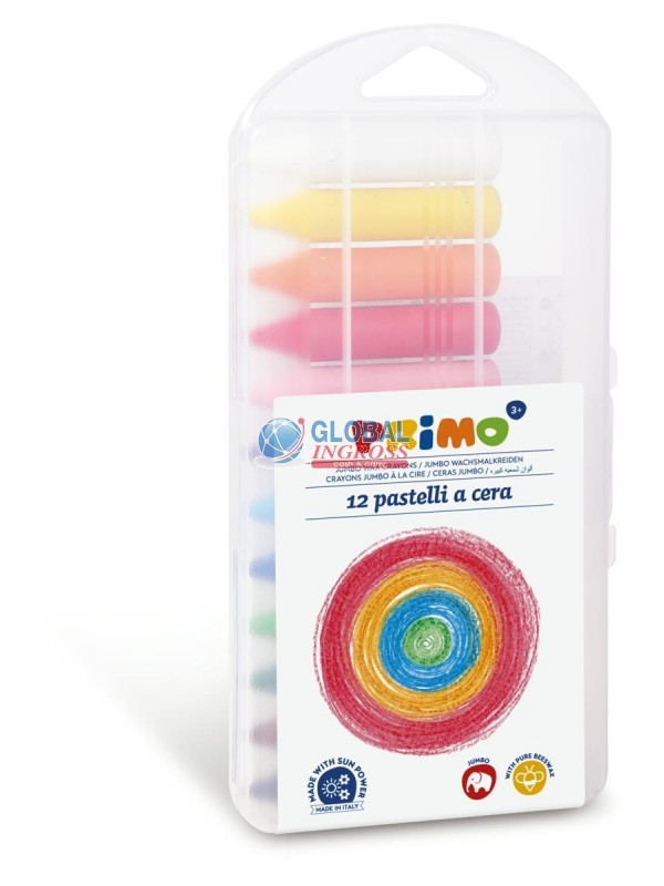 PASTELLONI CERA DA 12 C/APPEND