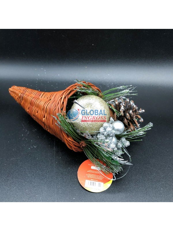 CORNUCOPIA PICCOLA ARGENTO